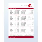 GEW-Schulferienaufkleber 2026/27 (50 Stück)